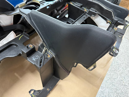 2015-2017 Ford Mustang GT 5.0 Leather Dash Pad Frame "Red Stitch"