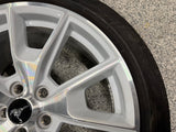 2015-2023 Ford Mustang GT Ice White Wheel Rim 19"x9" Pirelli Tire 255/40/R19