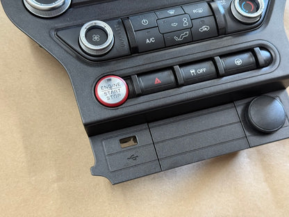 2018-2023 Ford Mustang GT Face Plate Radio Trim Piece