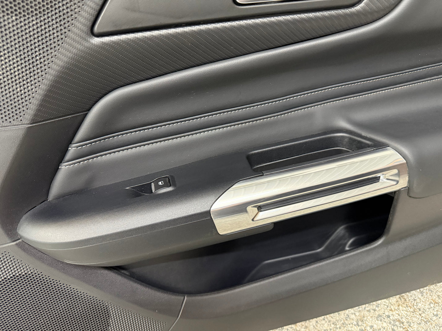 2024-2026 Mustang GT EcoBoost LH RH Premium Leather Insert Door Panels Pair