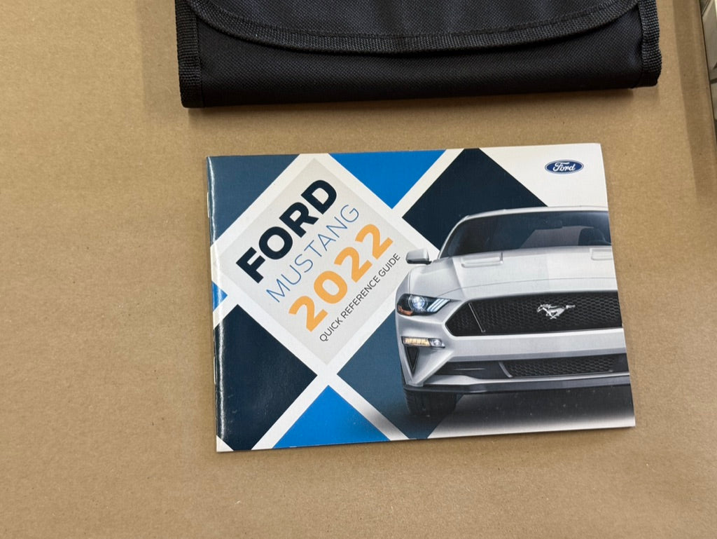 2022 Ford Mustang GT Owners Manual And Literature w/Cover