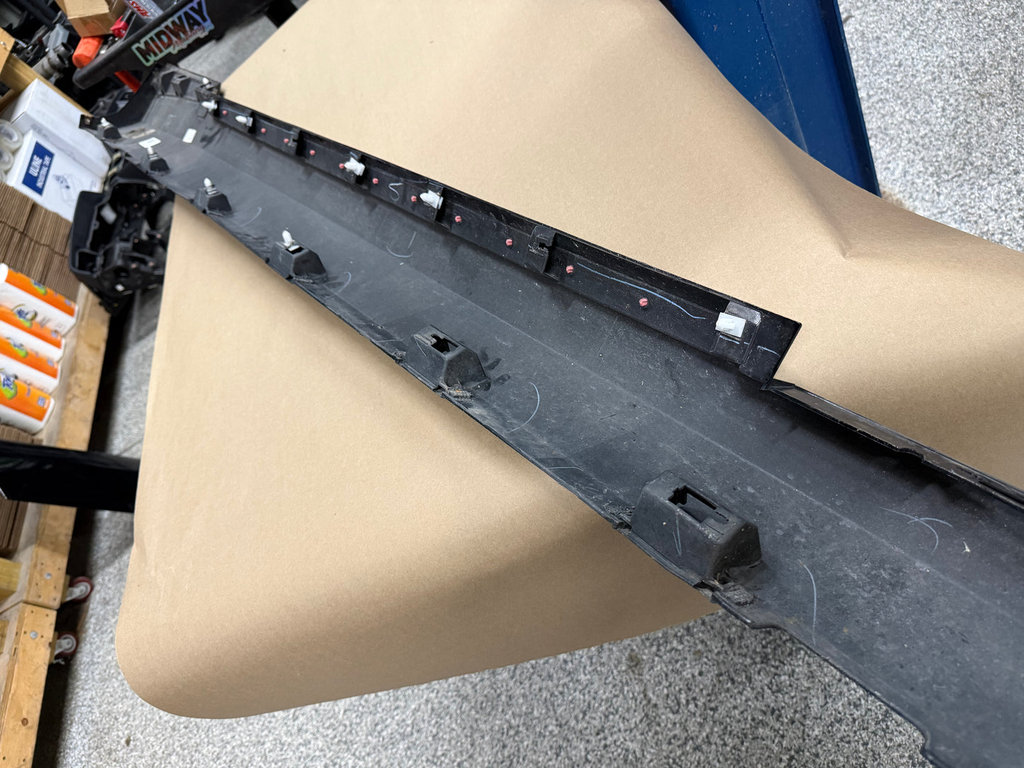 2010-2015 Chevrolet Camaro SS LH Driver Side Skirt Molding "Black"
