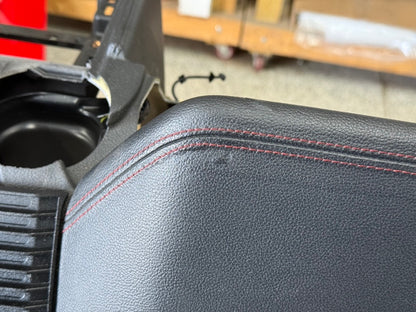 2015-2017 Ford Mustang GT 5.0 Leather Dash Pad Frame "Red Stitch"