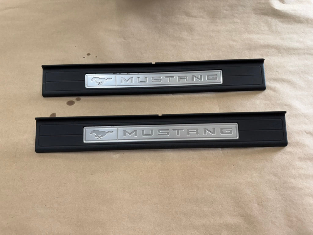 2015 Ford Mustang 50th Anniversary Sill/Scuff Plates Interior Trim Black