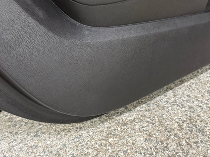 2018-2023 Ford Mustang GT LH Driver Leather Insert Door Panel Grey Stitching