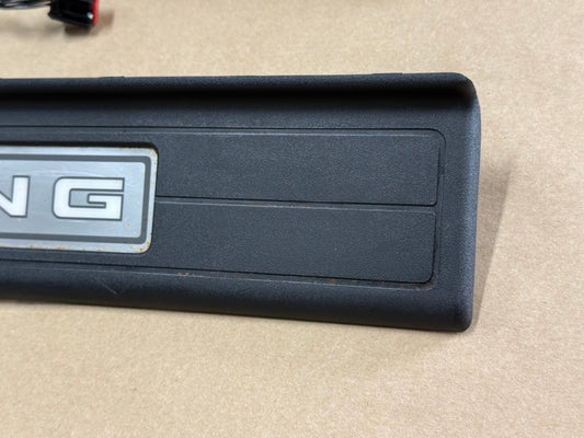 2015-2023 Ford Mustang "My Color" Sill/Scuff Plates Interior Trim Black