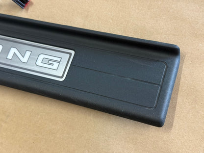 2015-2023 Ford Mustang "My Color" Sill/Scuff Plates Interior Trim Black