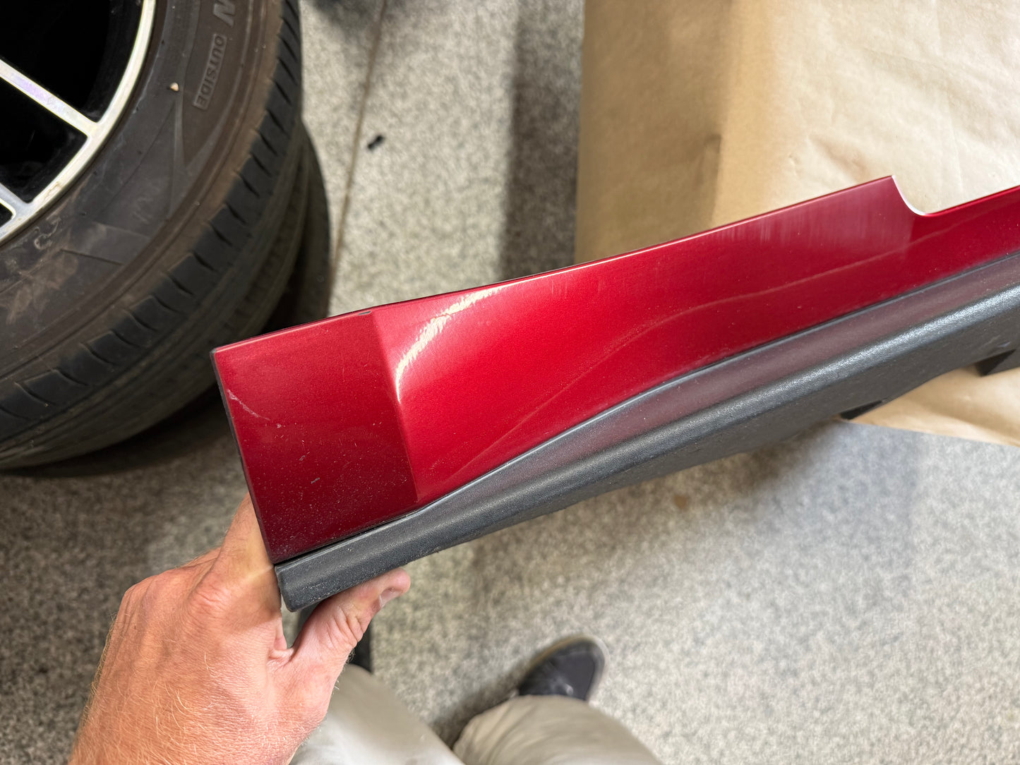 2015-2023 Ford Mustang GT V6 Side Skirt Molding LH Driver Side "RR"