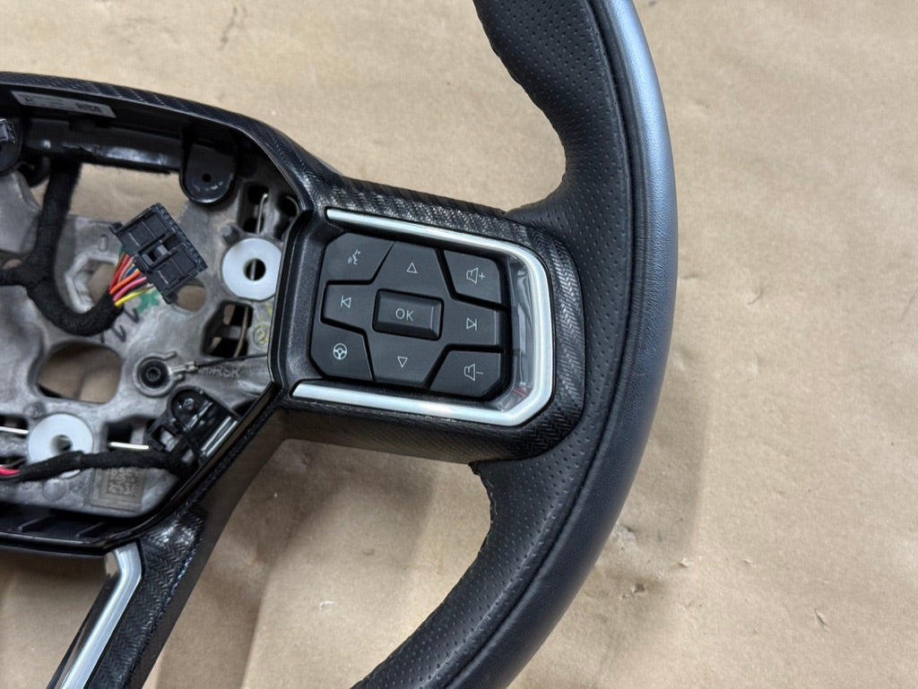 2024-2026 Ford Mustang GT Leather Steering Wheel "Manual"