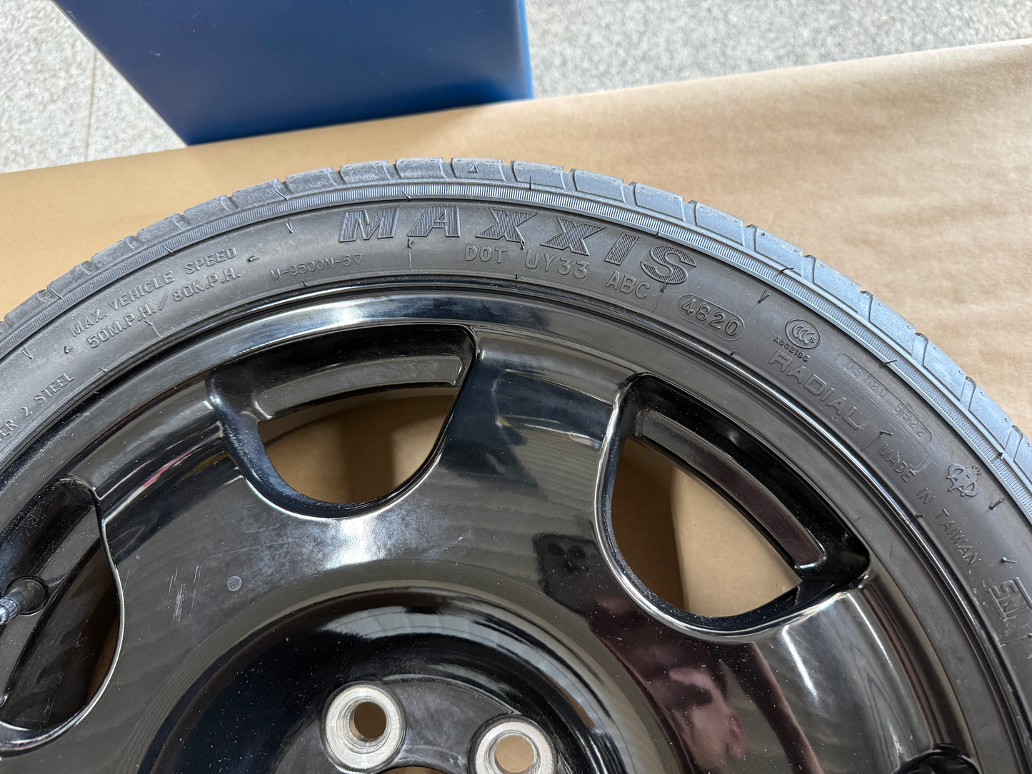 2015-2026 Ford Mustang GT Spare Tire 155/60/18 "Black"