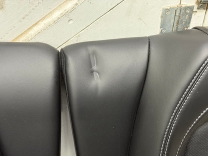 2018-2023 Ford Mustang GT Black Leather Coupe Rear Seats