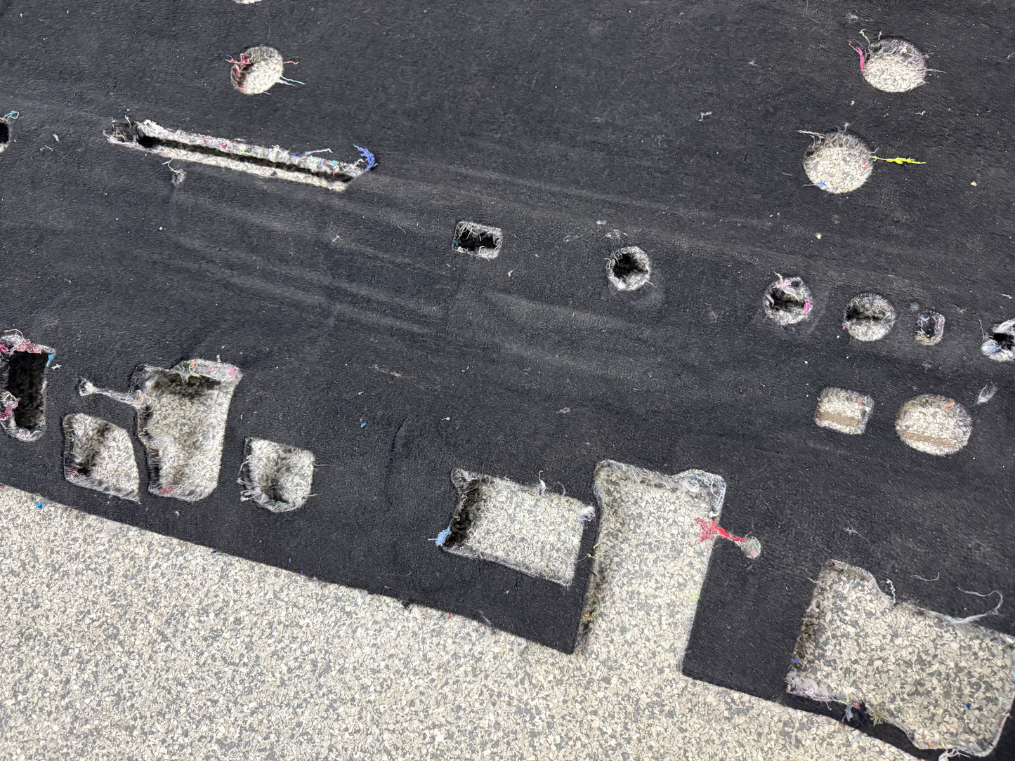2023-2025 Ford F-250 F-350 Black Floor Carpet Crew Cab