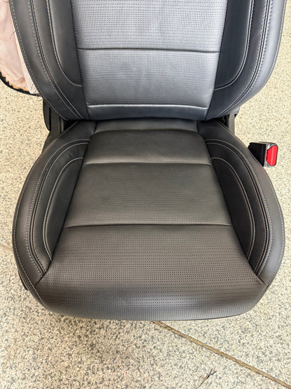 2024-2026 Ford Mustang GT Black Leather Coupe Front & Rear Seats