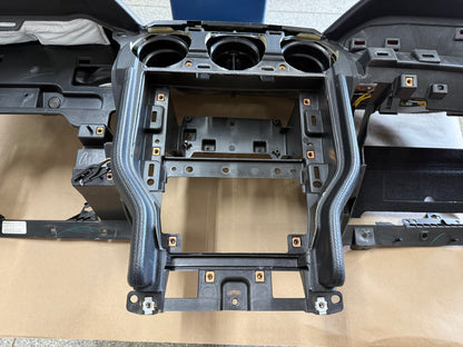 2015-2017 Ford Mustang GT 5.0 Leather Dash Pad Frame "Red Stitch"