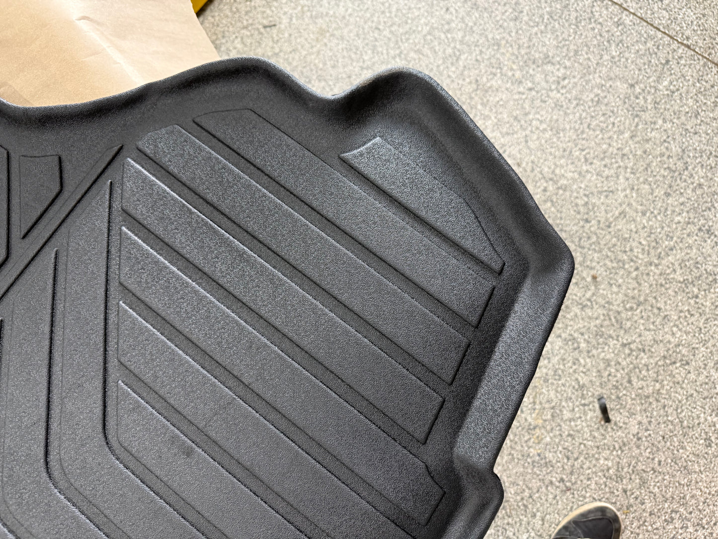 2024-2026 Mustang Rear Trunk Floor mat w/o Subwoofer Black - Aftermarket