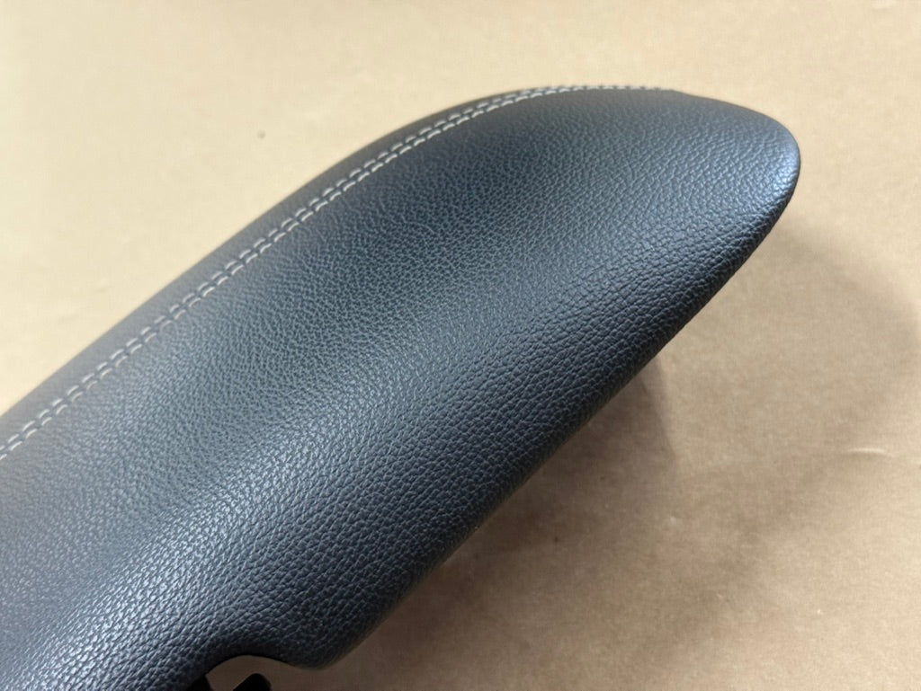 2015-2023 Ford Mustang Center Top Console Lid Armrest Creme Stitching