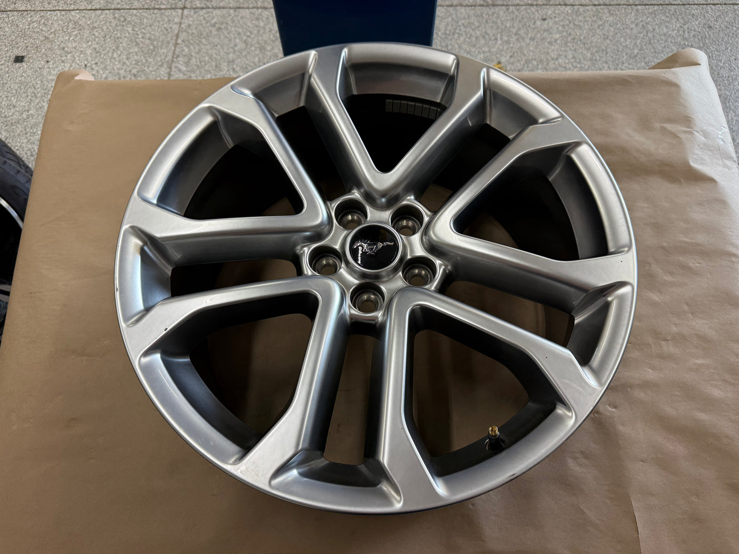 2015-2023 Ford Mustang GT Silver Wheel Rim 20x9"
