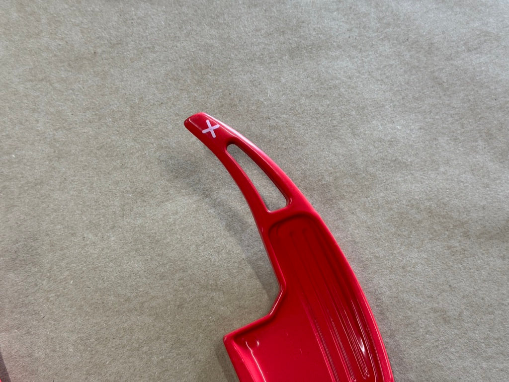 2015-2023 Ford Mustang Auto Paddle Shifter Extensions "Red"