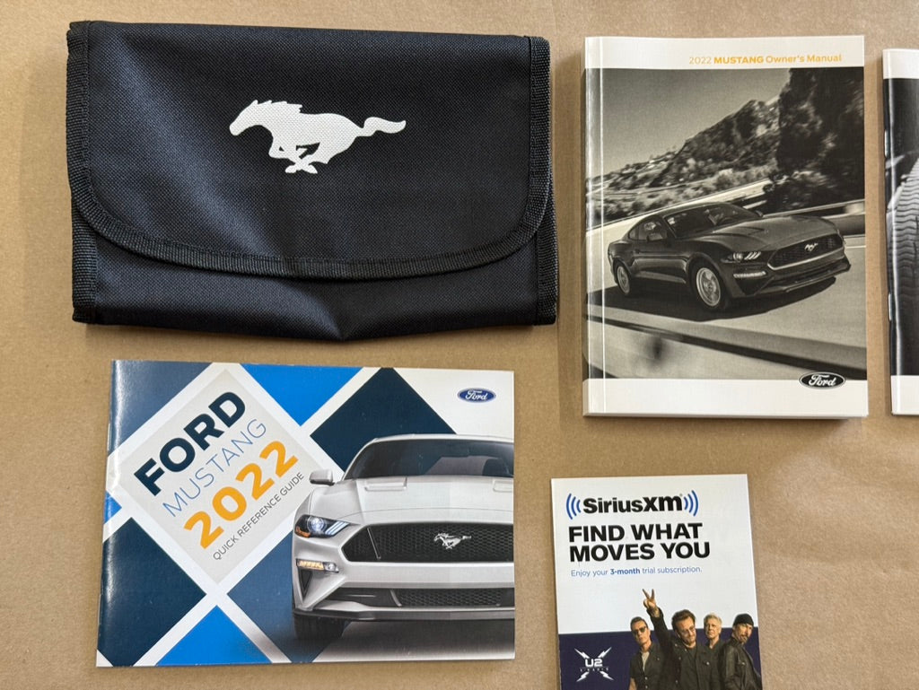 2022 Ford Mustang GT Owners Manual And Literature w/Cover