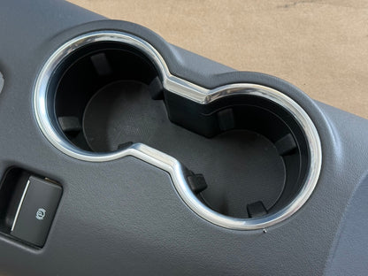 2024-2026 Ford Mustang Center Console Top Leather Wrapped Plastic Knee Pads