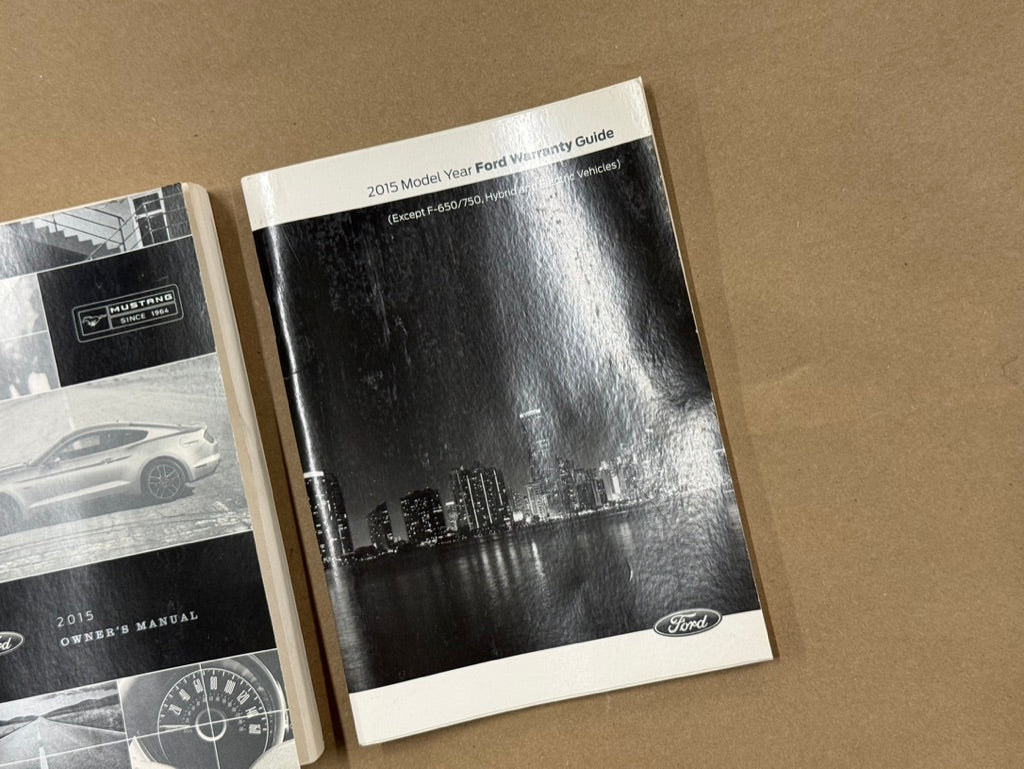 2015 Ford Mustang GT Owners Manual And Literature