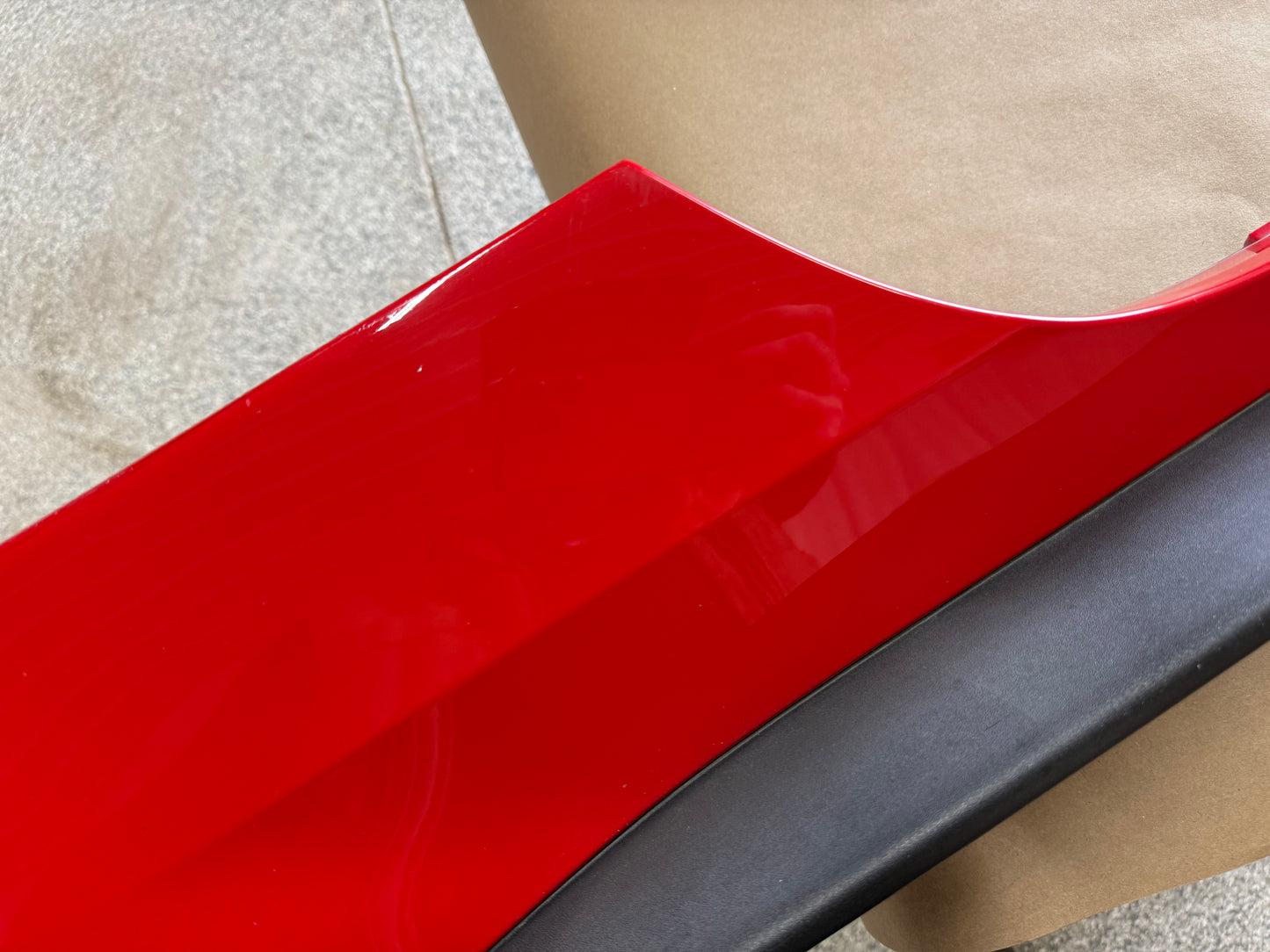 2015-2023 Ford Mustang GT V6 RH Passenger Side Skirt Molding "Race Red"