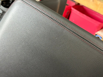 2015-2017 Ford Mustang GT 5.0 Leather Dash Pad Frame "Red Stitch"