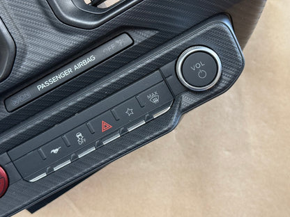 2024-2026 Ford Mustang S650 Center Dash Trim Air Vents Push Start Bezel Panel