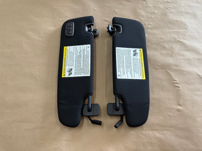 2015-2023 Ford Mustang Convertible Sun Visors Pair "Home Link"