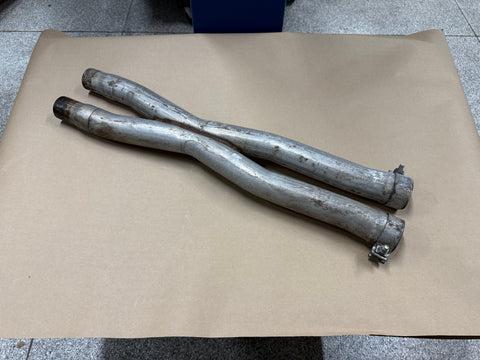 2015-2023 Ford Mustang GT Resonator Delete Unknown Brand X-Pipe - Aftermarket