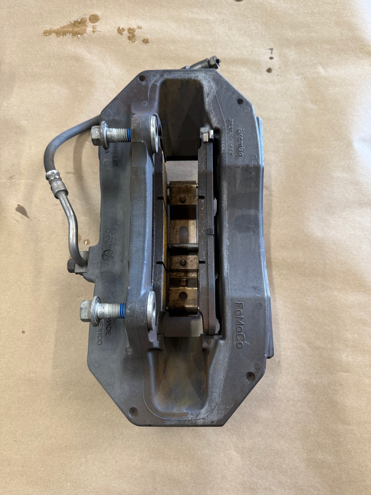 2015-2023 Ford Mustang GT Front 6 Piston BREMBO Brake Calipers