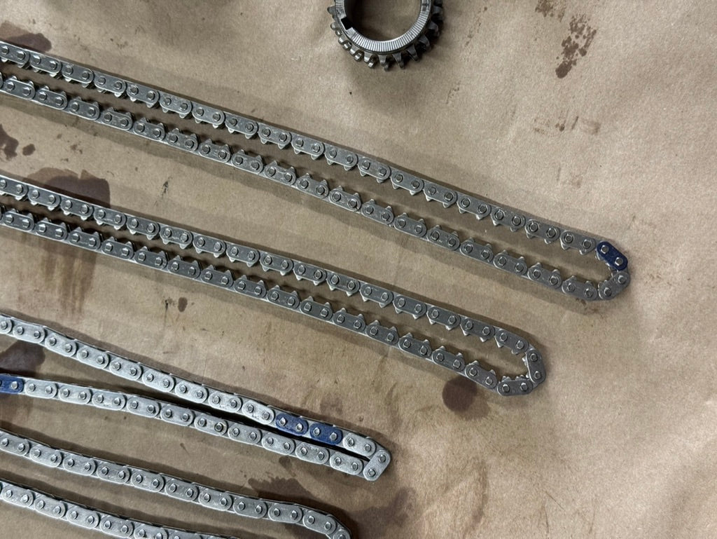 2024-2026 Mustang GT 5.0L Timing Chain Set Chains Guides Tensioners "USED"