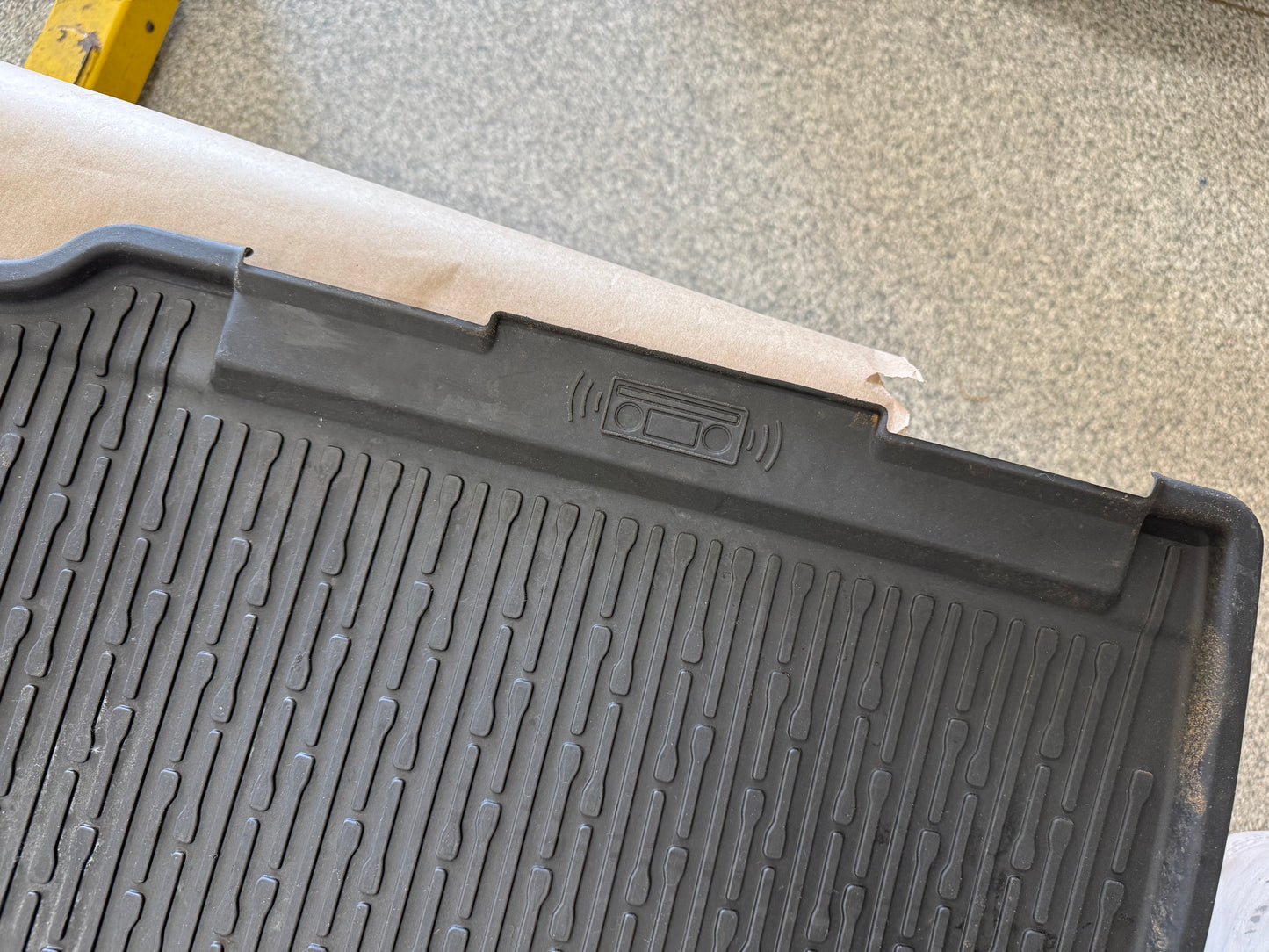 2024-2026 Ford Mustang Rear Trunk Floor Mat w/Subwoofer Black