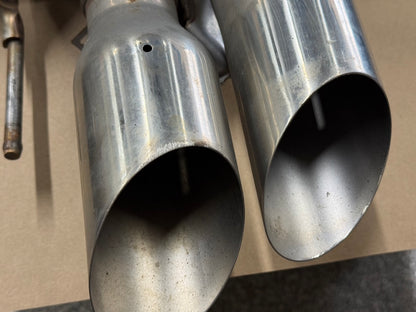 2018-2023 Ford Mustang GT Active Exhaust Quad Tip Mufflers