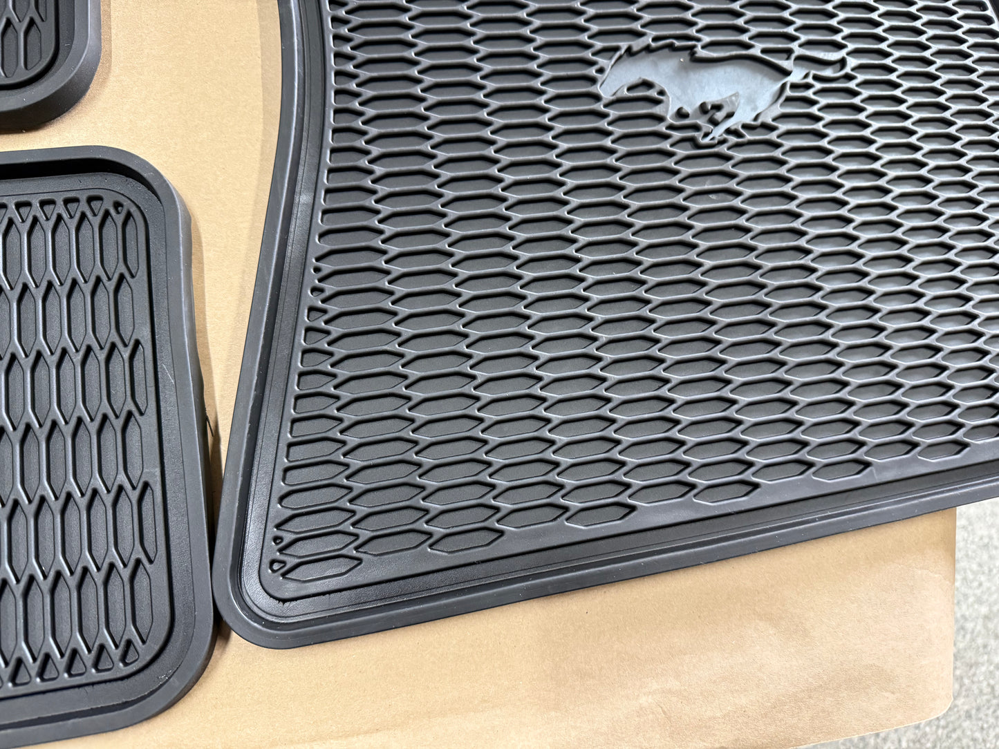 2015-2023 Ford Mustang Rubber Front & Rear Floor Mats 5k miles