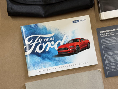2018 Ford Mustang GT Owners Manual And Literature w/Cover