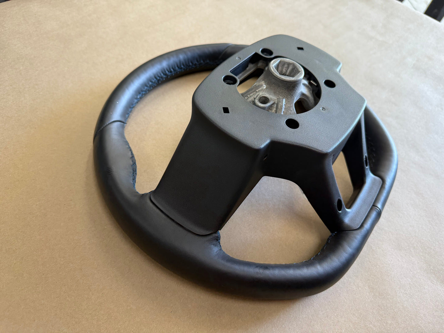 2024-2026 Ford Mustang Dark Horse Suede Leather Steering Wheel "Manual"