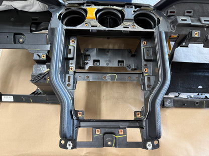 2018-2023 Ford Mustang GT 5.0 Leather Dash Pad Frame "Red Stitch"