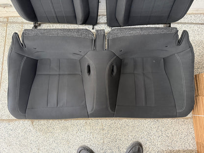 2018-2023 Ford Mustang GT Black Cloth Seats Coupe Front Rear Power Seats