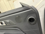 2024-2026 Mustang GT EcoBoost LH RH Premium Leather Insert Door Panels Pair