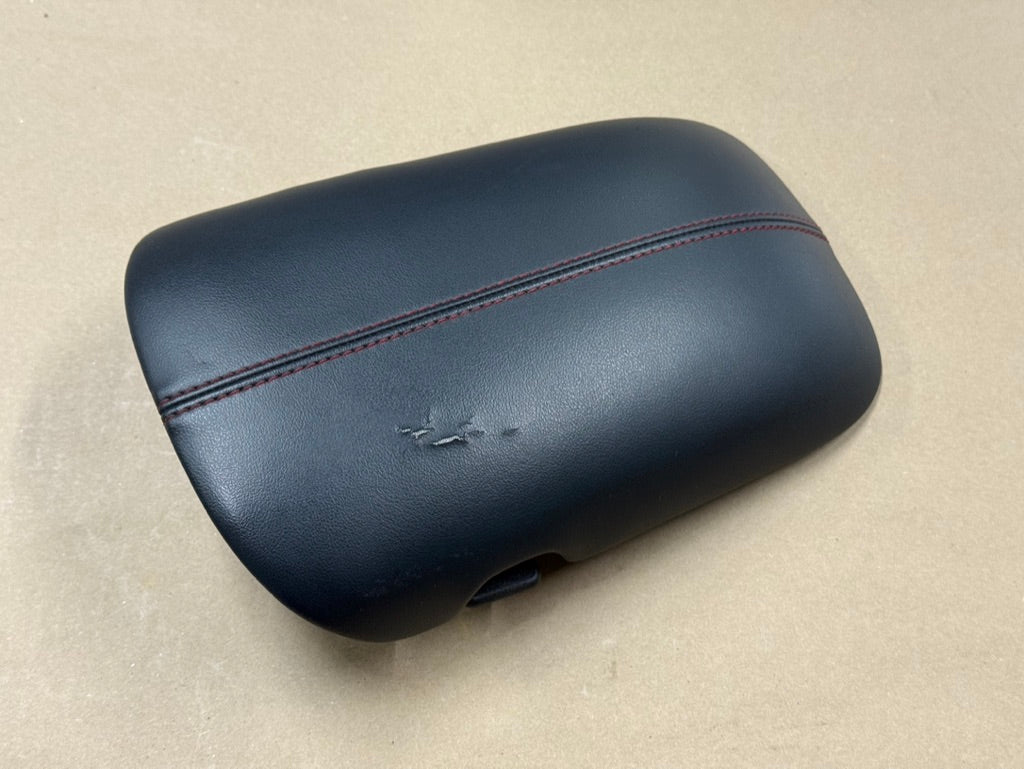 2024-2026 Ford Mustang Center Console Top Lid Armrest "Red Stitching"