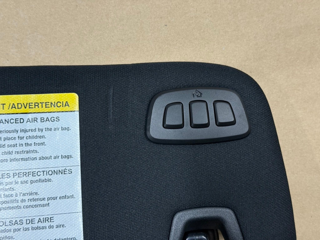 2015-2023 Ford Mustang Coupe Sun Visors Pair "Home Link"
