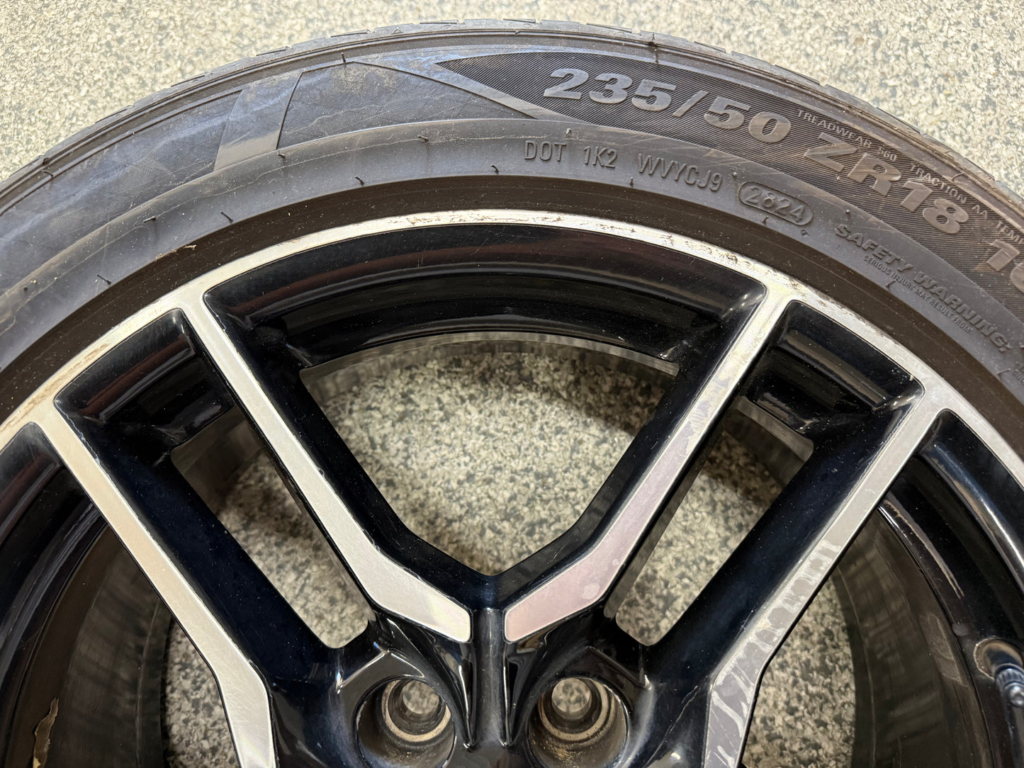 2018-2023 Ford Mustang GT 5.0 18x8" Wheel Rim Kumho Majesty 235/50/18
