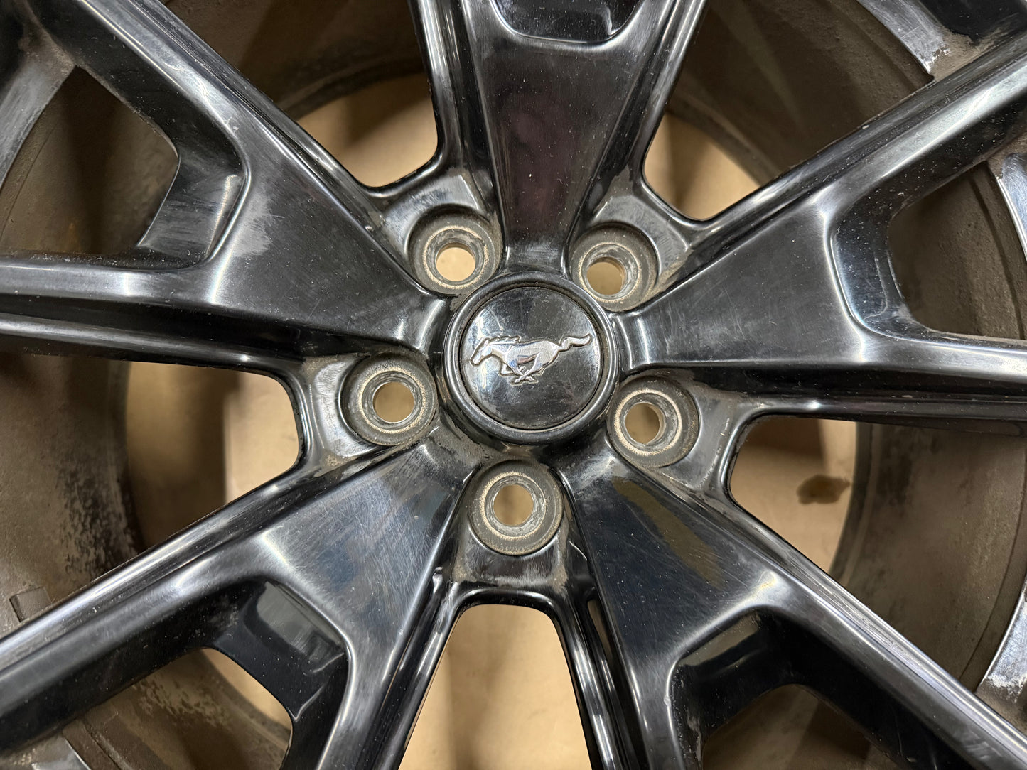 2015-2017 Ford Mustang GT Black Wheel Rim 19x8.5"