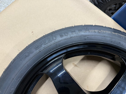 2015-2026 Ford Mustang GT Modern Spare Spare Tire 135/70/19 "Black"