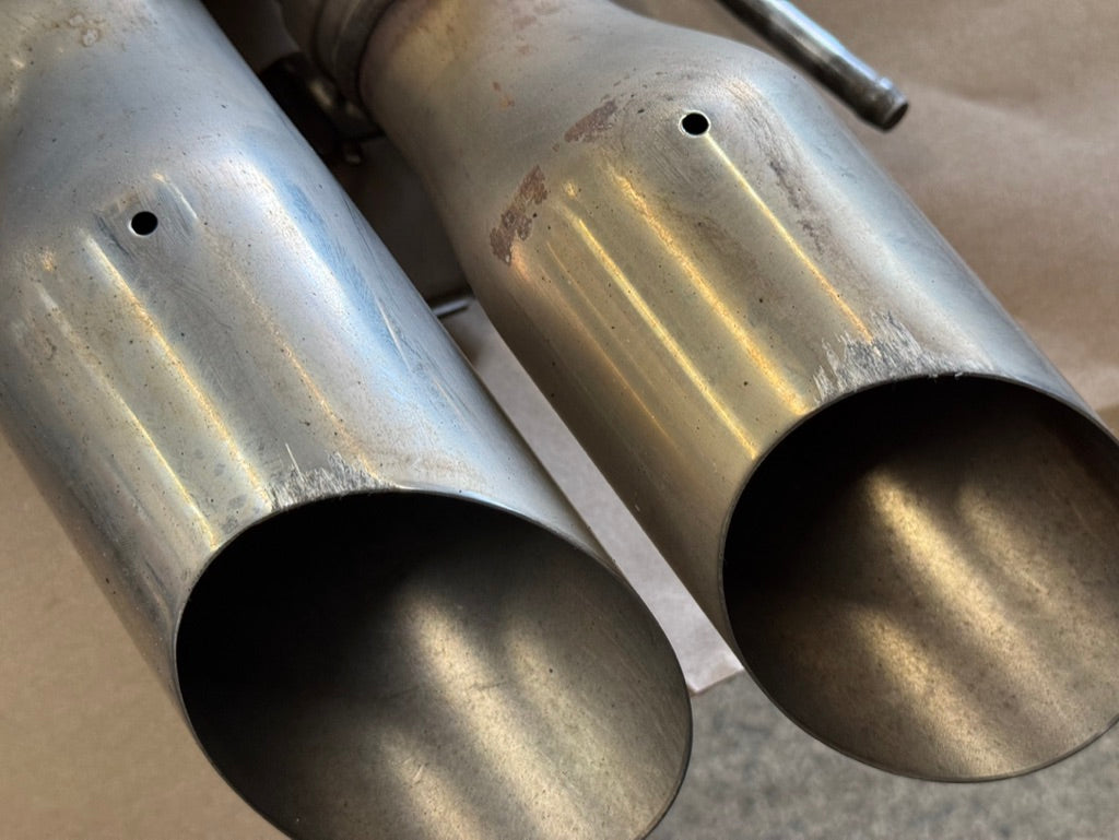 2018-2023 Ford Mustang GT Active Exhaust Quad Tip Mufflers