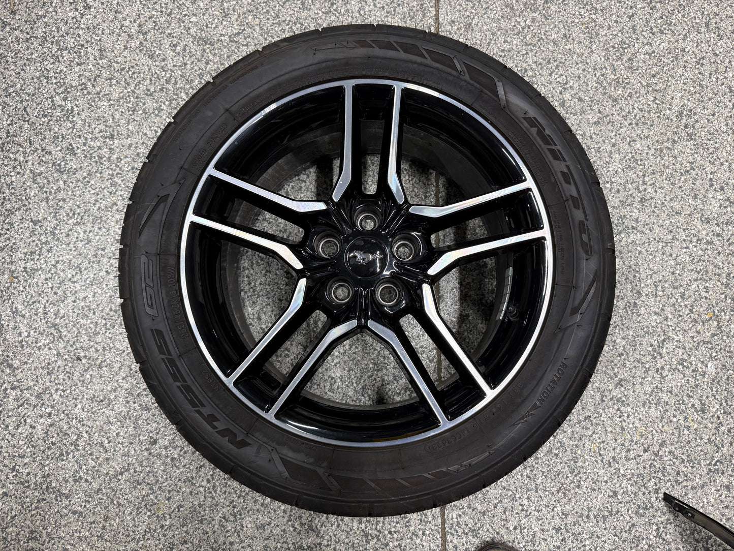 2018-2023 Ford Mustang GT 5.0 18x8" Wheel Rim Nitto NT555 255/45/18
