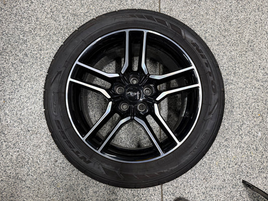 2018-2023 Ford Mustang GT 5.0 18x8" Wheel Rim Nitto NT555 255/45/18