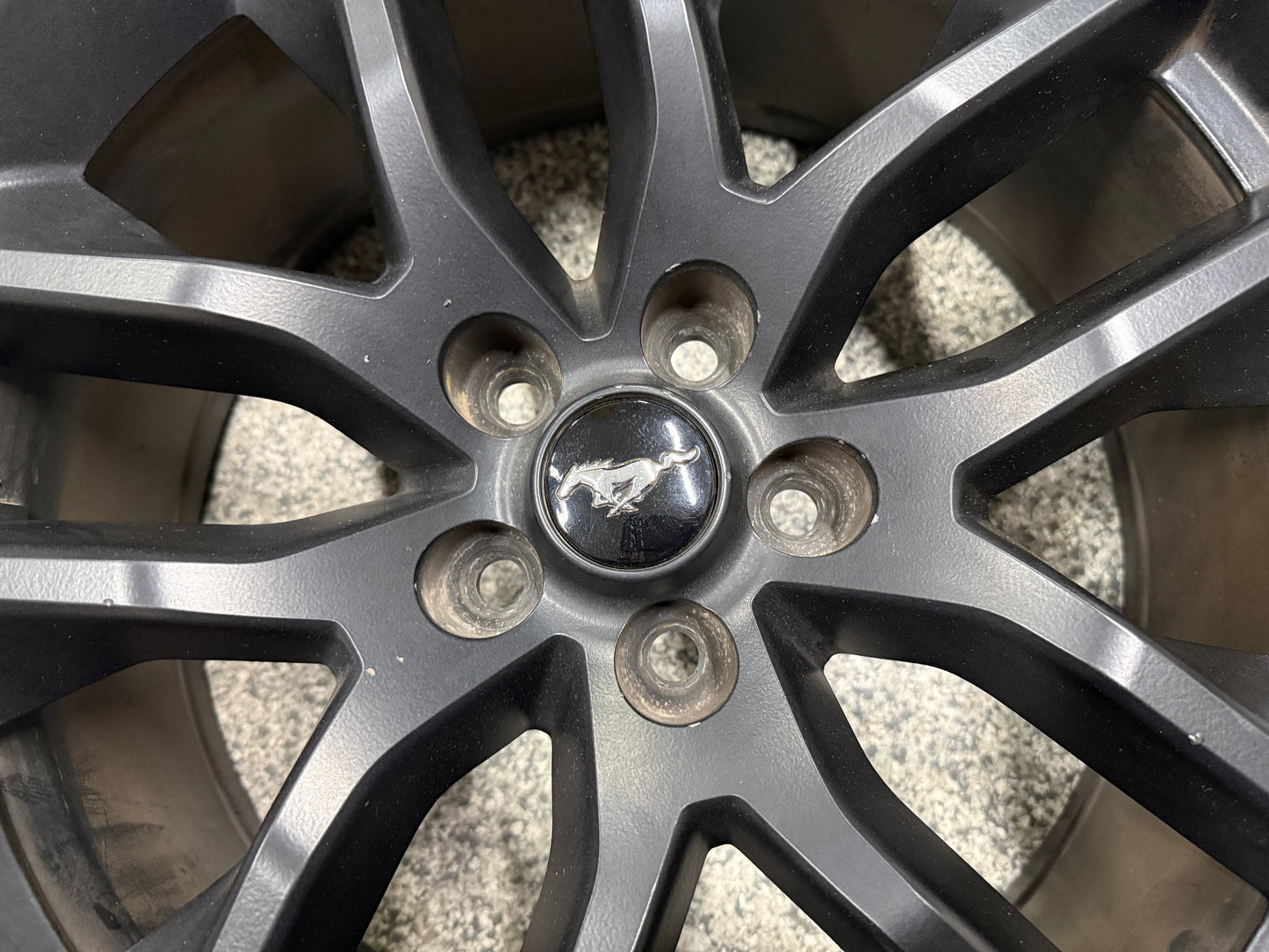2015-2023 Ford Mustang GT Black Wheel Rim 20x9" General G Max 275/35/20