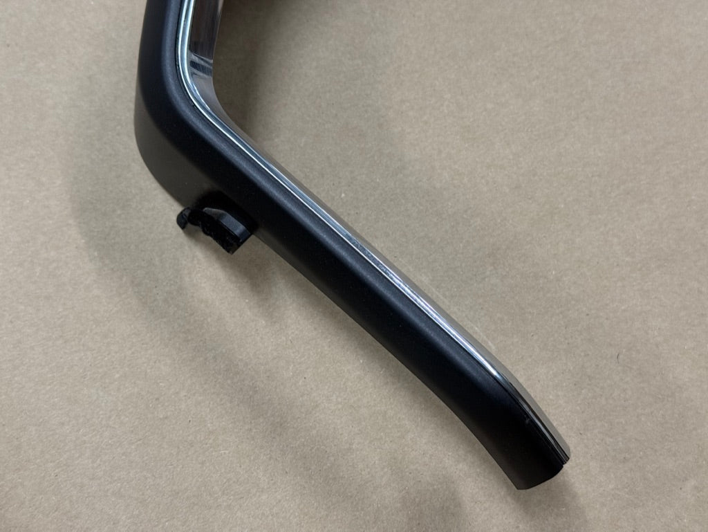 2023-2025 Ford F-250 Center Dash Radio Trim Surround Charcoal Metallic/Chrome